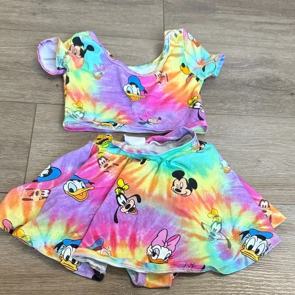 Colorful Disney wild rich kids Mickey Goofy Donald - Picture 1 of 4